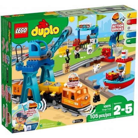 LEGO DUPLO 10875 Pociąg towarowy