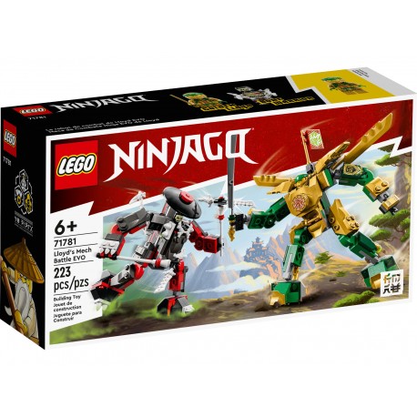 LEGO NINJAGO 71781 Starcie Lloyda z Mechem EVO