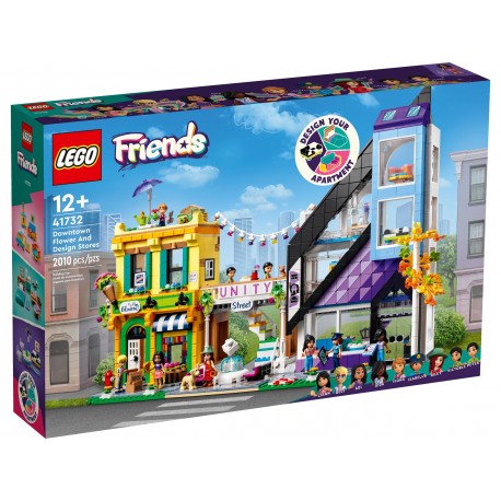 LEGO FRIENDS 41732 Sklep wnętrzarski i kwiaciarnia w śródmieściu
