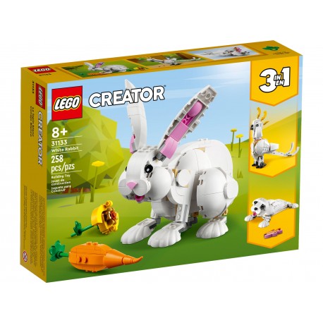 LEGO CREATOR 31133 Biały królik 3w1