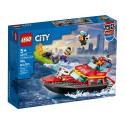LEGO CITY 60373 Łódź strażacka