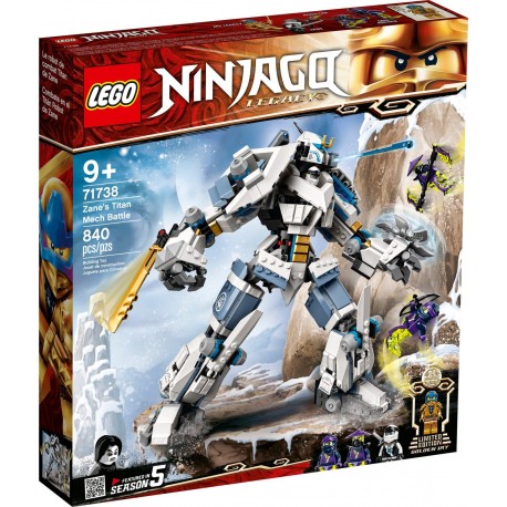 LEGO NINJAGO 71738 Starcie tytanów Mech