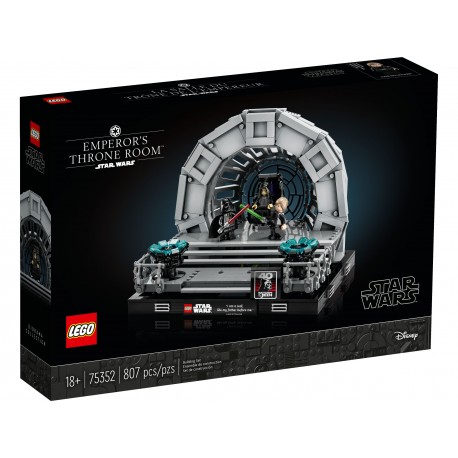 Lego STAR WARS 75352 Diorama: Sala tronowa Imperatora