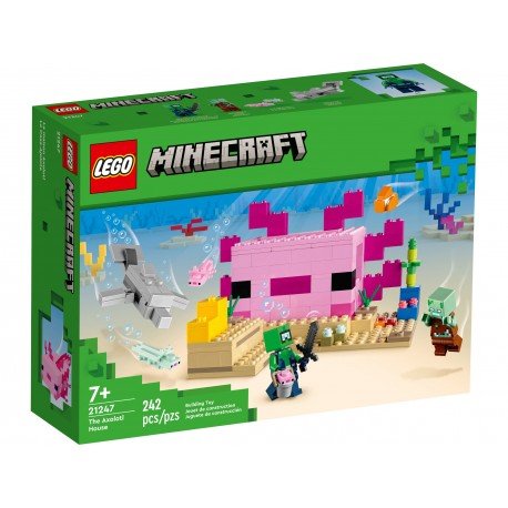 LEGO MINECRAFT 21247 Dom aksolotla