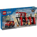 LEGO CITY 60414 Remiza strażacka z wozem strażackim
