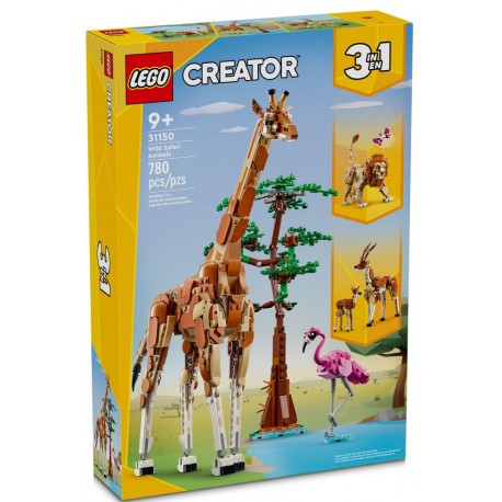LEGO CREATOR 31150 Dzikie zwierzęta z safari 3w1