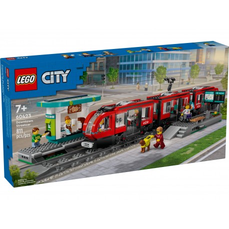 LEGO CITY 60423 Tramwaj miejski ze stacją