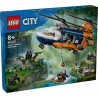 LEGO CITY 60437 Helikopter badaczy dżungli w bazie