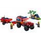 LEGO CITY 60412 Terenowy wóz strażacki z łodzią ratunkową
