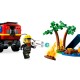 LEGO CITY 60412 Terenowy wóz strażacki z łodzią ratunkową