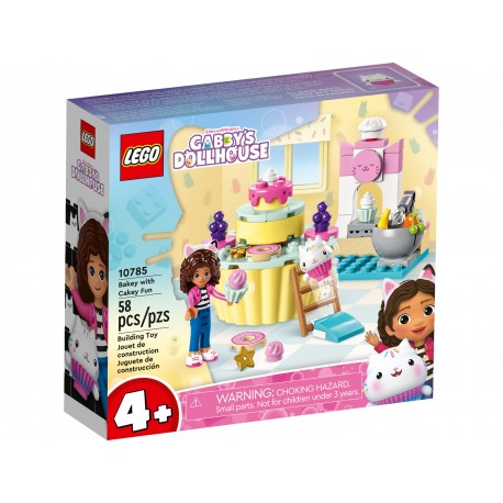LEGO Koci domek Gabi 10785 Pieczenie tortu z Łakotkiem