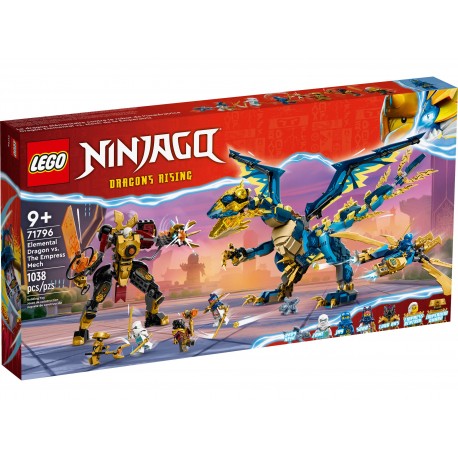 LEGO NINJAGO 71796 Smok żywiołu kontra mech cesarzowej
