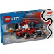 LEGO CITY 60443 F1 Pit stop i mechanicy z bolidem Ferrari
