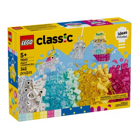 LEGO CLASSIC 11040 Magiczny zestaw z przezroczystymi klockami