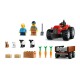 LEGO CITY 60461 Czerwony traktor z przyczepą i owcą