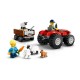 LEGO CITY 60461 Czerwony traktor z przyczepą i owcą