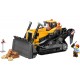 LEGO CITY 60466 Żółty buldożer z ładowarką
