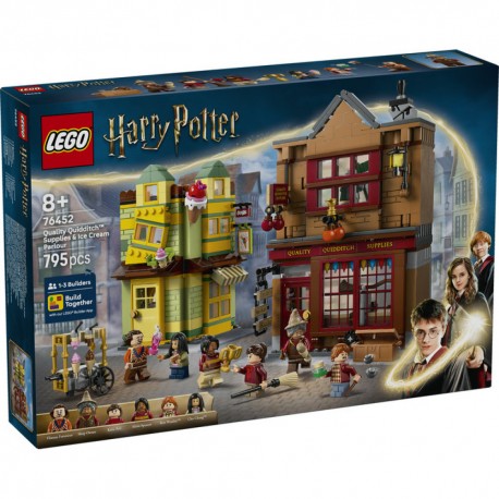 ZESTAW LEGO HARRY POTTER 76452 Markowy sprzęt do Quidditcha™ i Lodziarnia