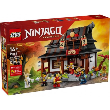 LEGO NINJAGO 71858 Kuźnia Cztery Bronie - 15-lecie