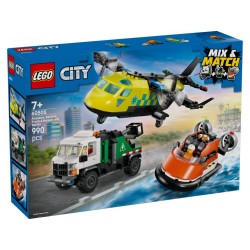 LEGO CITY 60505 Zestaw z samolotem, ciężarówką serwisową i poduszkowcem