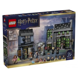 ZESTAW LEGO HARRY POTTER 76471 Magiczne Sklepy Na Ulicy Śmiertelnego Nokturnu