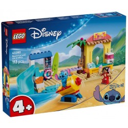 ZESTAW LEGO DISNEY 43280 Zabawa Na Plaży z Lilo i Stitchem