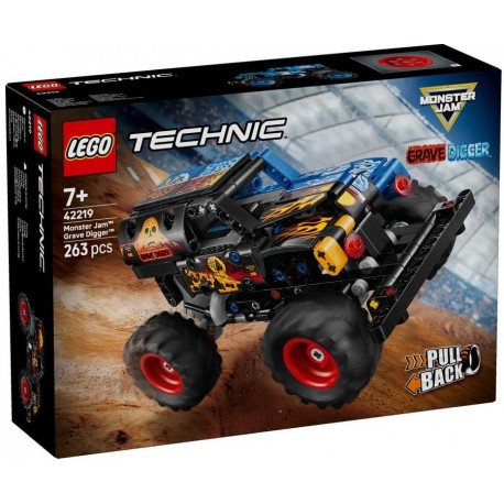 LEGO TECHNIC 42219 Monster Jam™ Grave Digger™ Ogień i lód