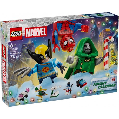 LEGO SUPER HEROES MARVEL 76340 Kalendarz adwentowy na 2026 rok