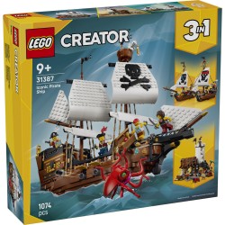LEGO CREATOR 31387 Legendarny Statek Piracki 3w1