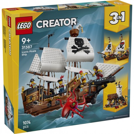 LEGO CREATOR 31387 Legendarny Statek Piracki 3w1