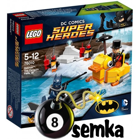 Zestaw LEGO SUPER HEROES 76010 BATMAN STARCIE Z PINGWINEM