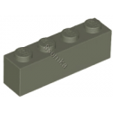 KLOCEK LEGO BRICK 1X4 DARK GRAY - 3010