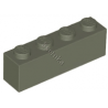 KLOCEK LEGO BRICK 1X4 DARK GRAY - 3010