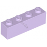 KLOCEK LEGO BRICK 1X4 LAVENDER - 3010
