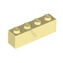 KLOCEK LEGO BRICK 1X4 LIGHT YELLOW - 3010