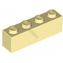 KLOCEK LEGO BRICK 1X4 LIGHT YELLOW - 3010
