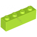 KLOCEK LEGO BRICK 1X4 LIME - 3010