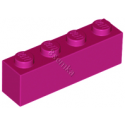 KLOCEK LEGO BRICK 1X4 MAGENTA - 3010