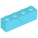 KLOCEK LEGO BRICK 1X4 MEDIUM AZURE - 3010