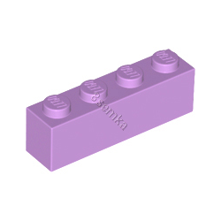 KLOCEK LEGO BRICK 1X4 MEDIUM LAVENDER - 3010