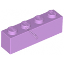 KLOCEK LEGO BRICK 1X4 MEDIUM LAVENDER - 3010