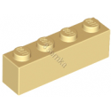 KLOCEK LEGO BRICK 1X4 TAN - 3010