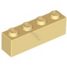 KLOCEK LEGO BRICK 1X4 TAN - 3010