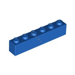 KLOCEK LEGO BRICK 1X6 BLUE - 3009