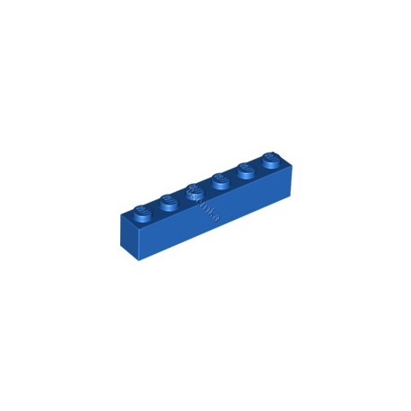 KLOCEK LEGO BRICK 1X6 BLUE - 3009