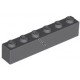 KLOCEK LEGO BRICK 1X6 DARK BLUISH GRAY - 3009
