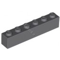 KLOCEK LEGO BRICK 1X6 DARK BLUISH GRAY - 3009