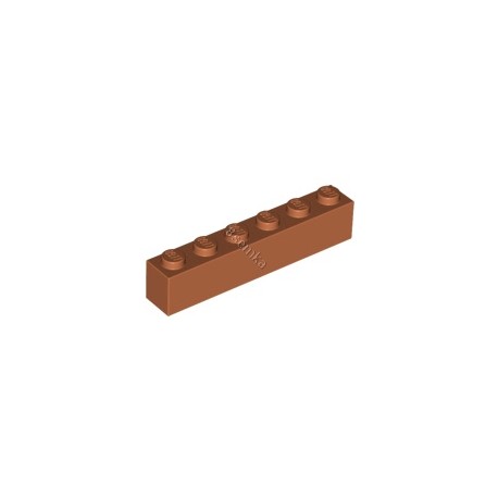KLOCEK LEGO BRICK 1X6 DARK ORANGE - 3009