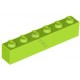 KLOCEK LEGO BRICK 1X6 LIME - 3009