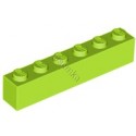 KLOCEK LEGO BRICK 1X6 LIME - 3009
